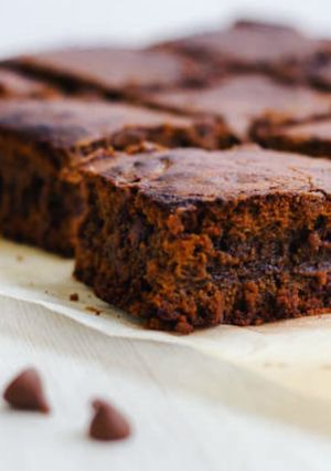 Une photo de Brownies fondants au chocolat noir