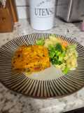 Nearly vegan sweet potato shepherds pie