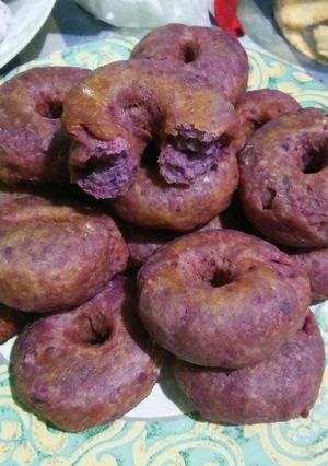 Foto resep Donat Ubi Ungu Lembut