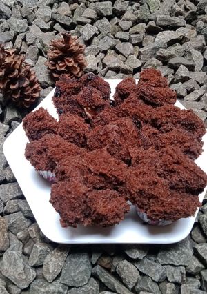 Foto resep Brownies kukus mekar eggless