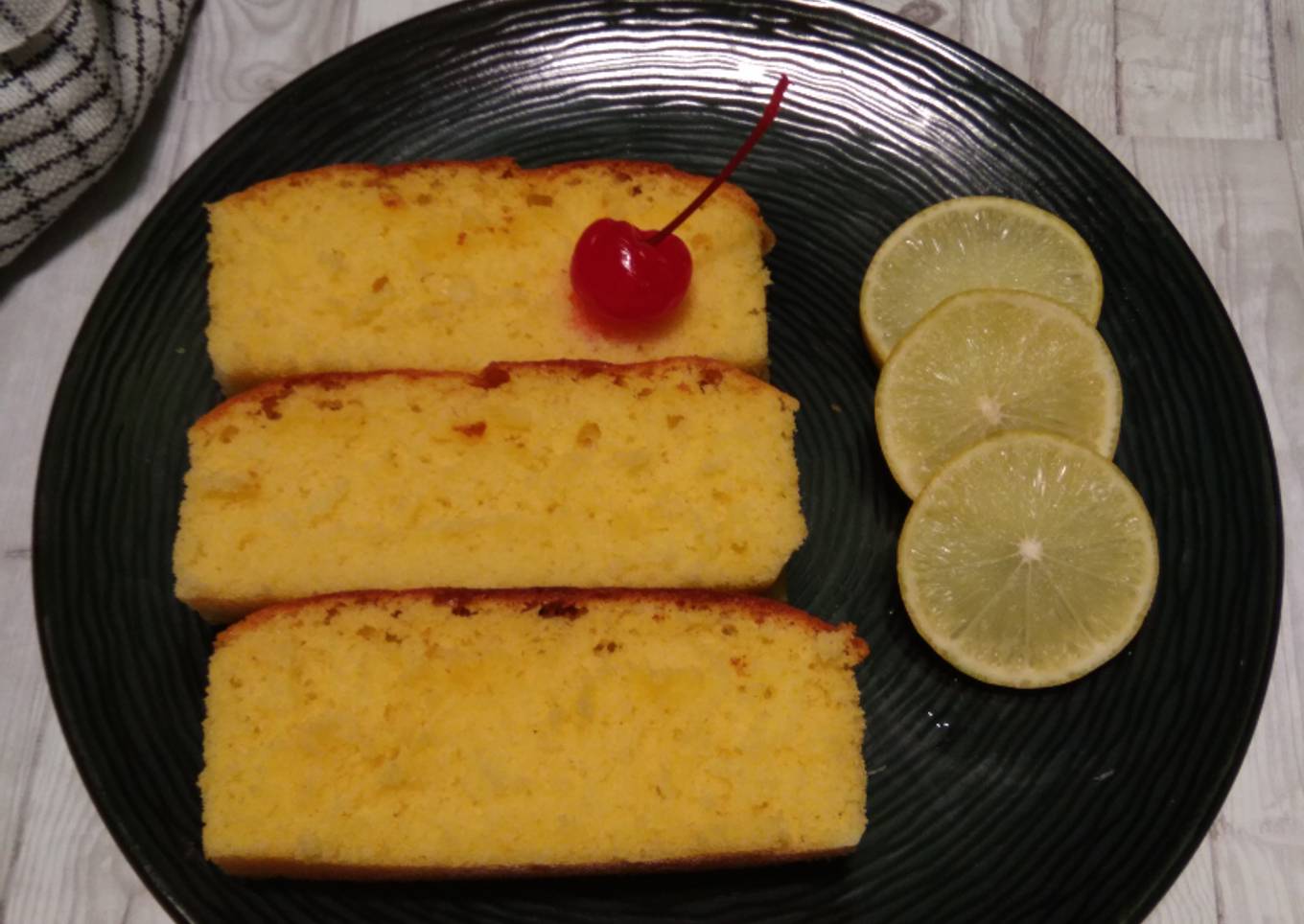 Lemon cake classic (irit, lembut & enak)
