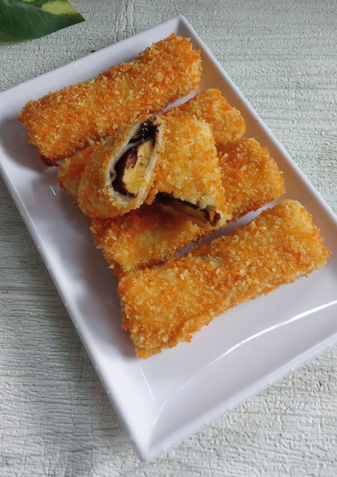 Foto resep Risol pisang coklat
