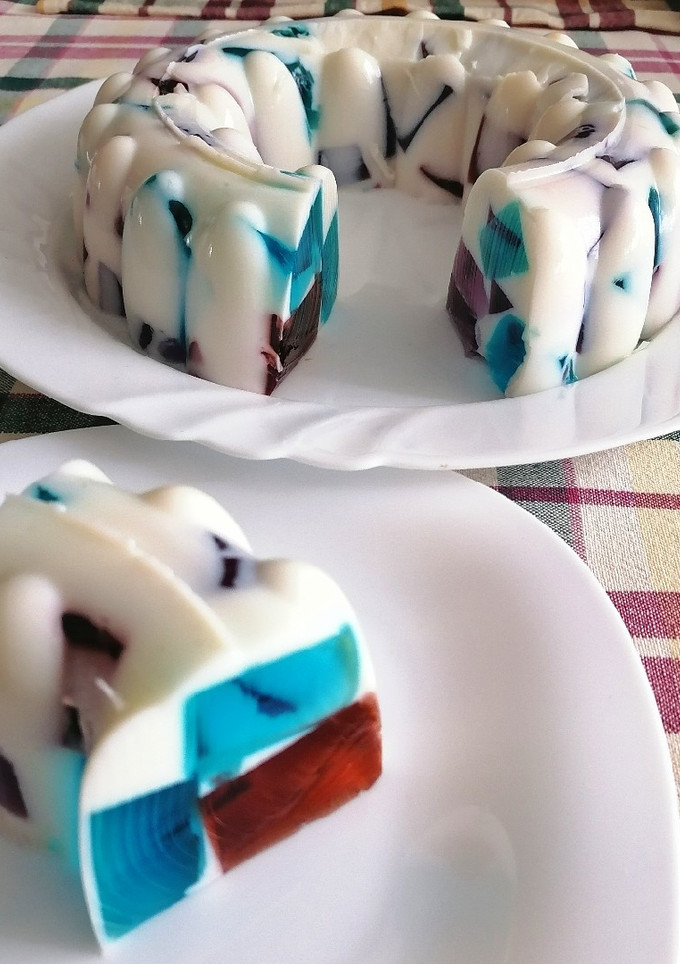 Una foto de Gelatina de mosaico 🌈