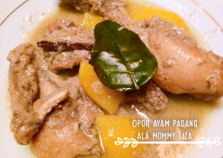 Resep Opor Ayam Padang Anti Gagal