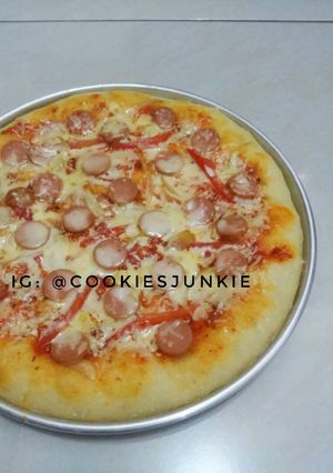 Foto resep [Cookiesjunkie] Pizza No Ulen ala JTT