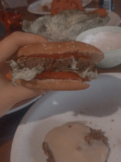 Una foto de Hamburguesa de lenteja