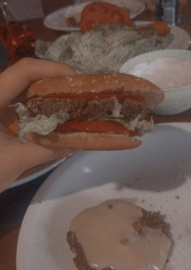 Una foto de Hamburguesa de lenteja