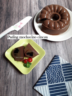 Foto resep Puding mochacino cincau