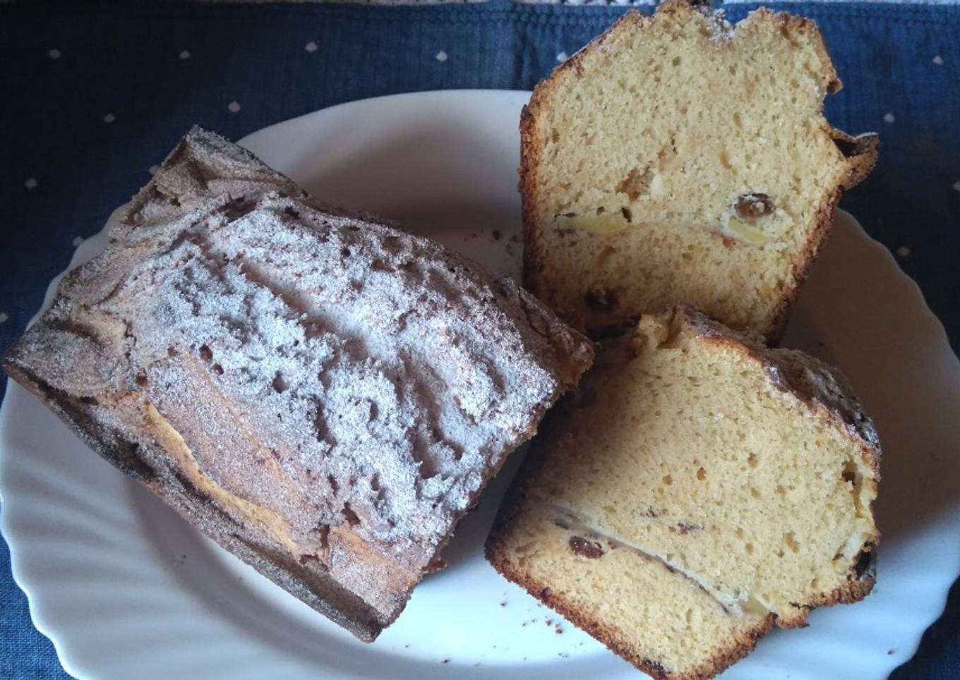 Plum Cake de Manzanas, Canela y Pasas (con thermomix)