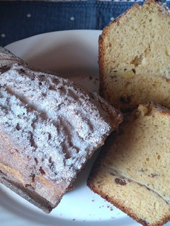 Una foto de Plum Cake de Manzanas, Canela y Pasas (con thermomix)