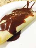 Crepas en salsa de chocolate 🍫