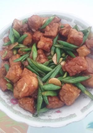 Foto resep Oseng kacang pajang tempe kecap