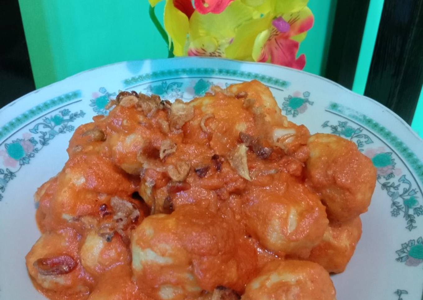 Bakso Ayam Bumbu Balado