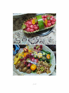 عکسی از دستور اینم کارای امروز من برای یلدای یکی از عزیزان ☺️🌹