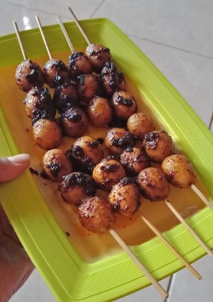 Foto resep Sate telur puyuh kecap..😁