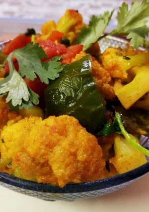 A picture of Sauteed vegetables.