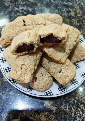 Una foto de Barritas de chocolate y avena