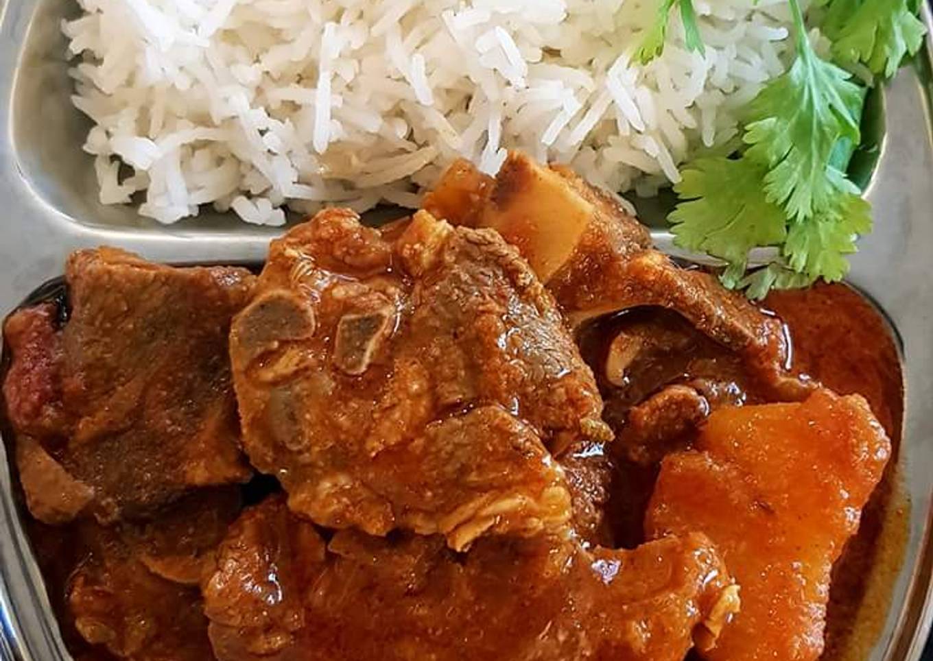 Beef Stew with Rice