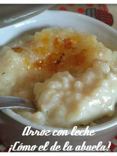 Una foto de Arroz con leche ¡Super cremoso!