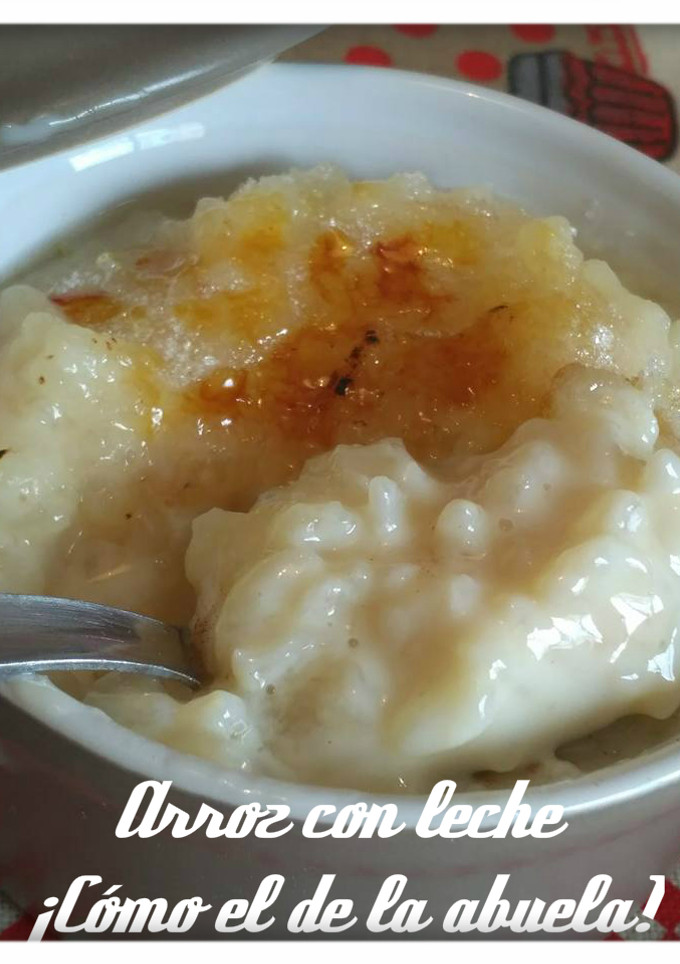 Una foto de Arroz con leche ¡Super cremoso!
