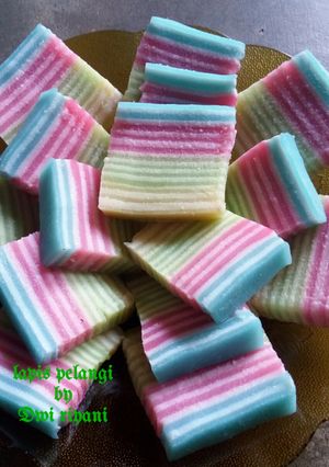 Foto resep Lapis pelangi