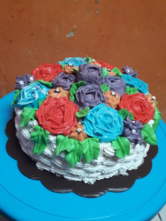 Foto resep Tart rainbow cake