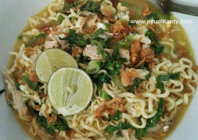 Resep Mie Kuah Ayam Sederhana Non Msg Bukan Mie Instan Oleh Ayuni