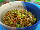 Oseng Pedas Teri Medan Pete Cabe Ijo
