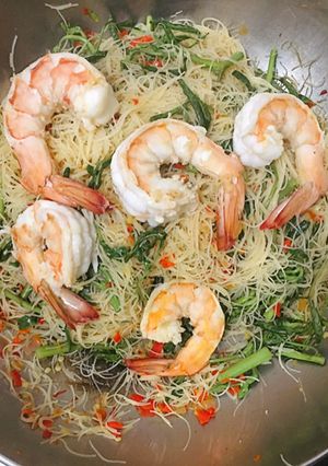 รูปของ หมี่ผัดกระเฉด