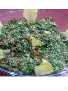 صورة لوصفة تبولة 😋😋