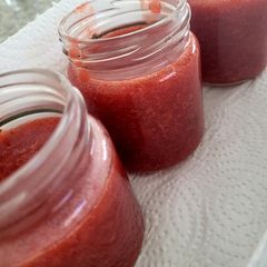 A picture of Only 3 Ingredients Fresh Strawberry Jam.