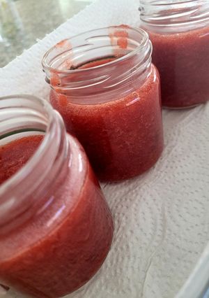 A picture of Only 3 Ingredients Fresh Strawberry Jam.