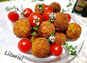 O poză a rețetei Chiftele de dovlecel cu ricotta.