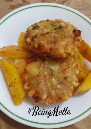 A picture of Sabudana Tikki.