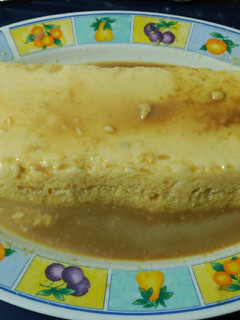 Una foto de Flan de coco al microondas
