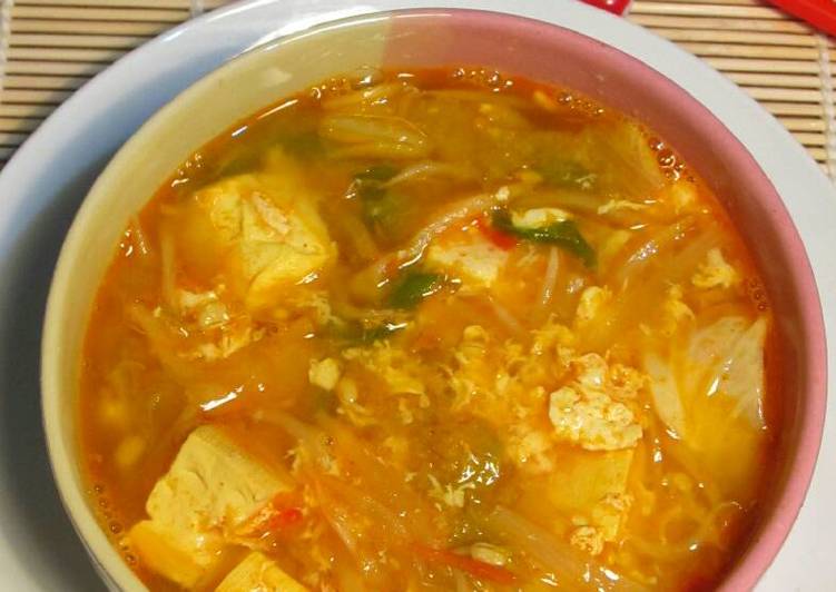 Resep Sup Tahu Pedas Ala Korea (Sundubu Jjigae), Lezat Sekali