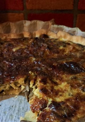 Une photo de Tarte aux pleurotes comté