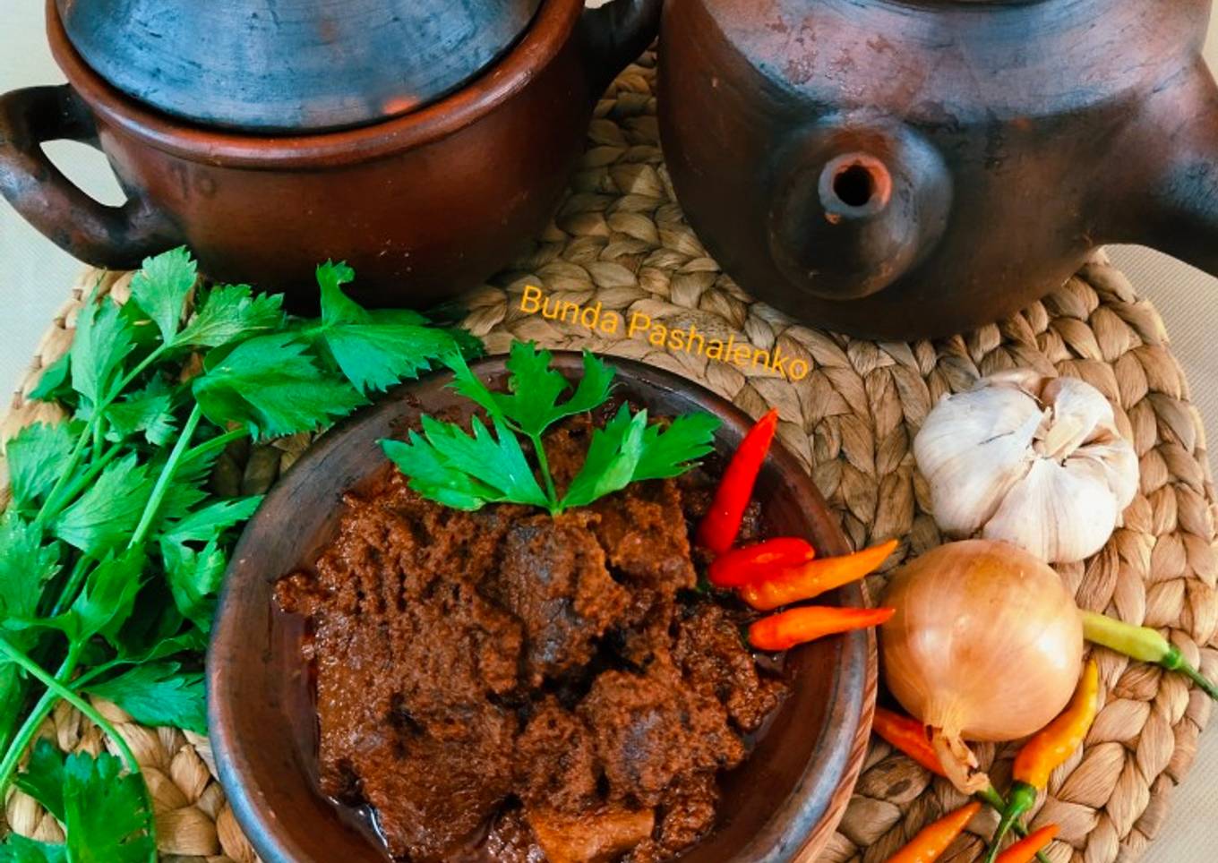 Rendang Daging Sapi Bumbu Tumis