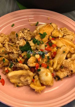 惹味椒鹽鮮魷 的食譜成品照片