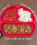 Chả cá hồi rau củ chesse ❤️ Cùng bé ăn dặm BLW