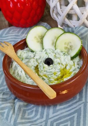 Vegán tzatziki recept fotója