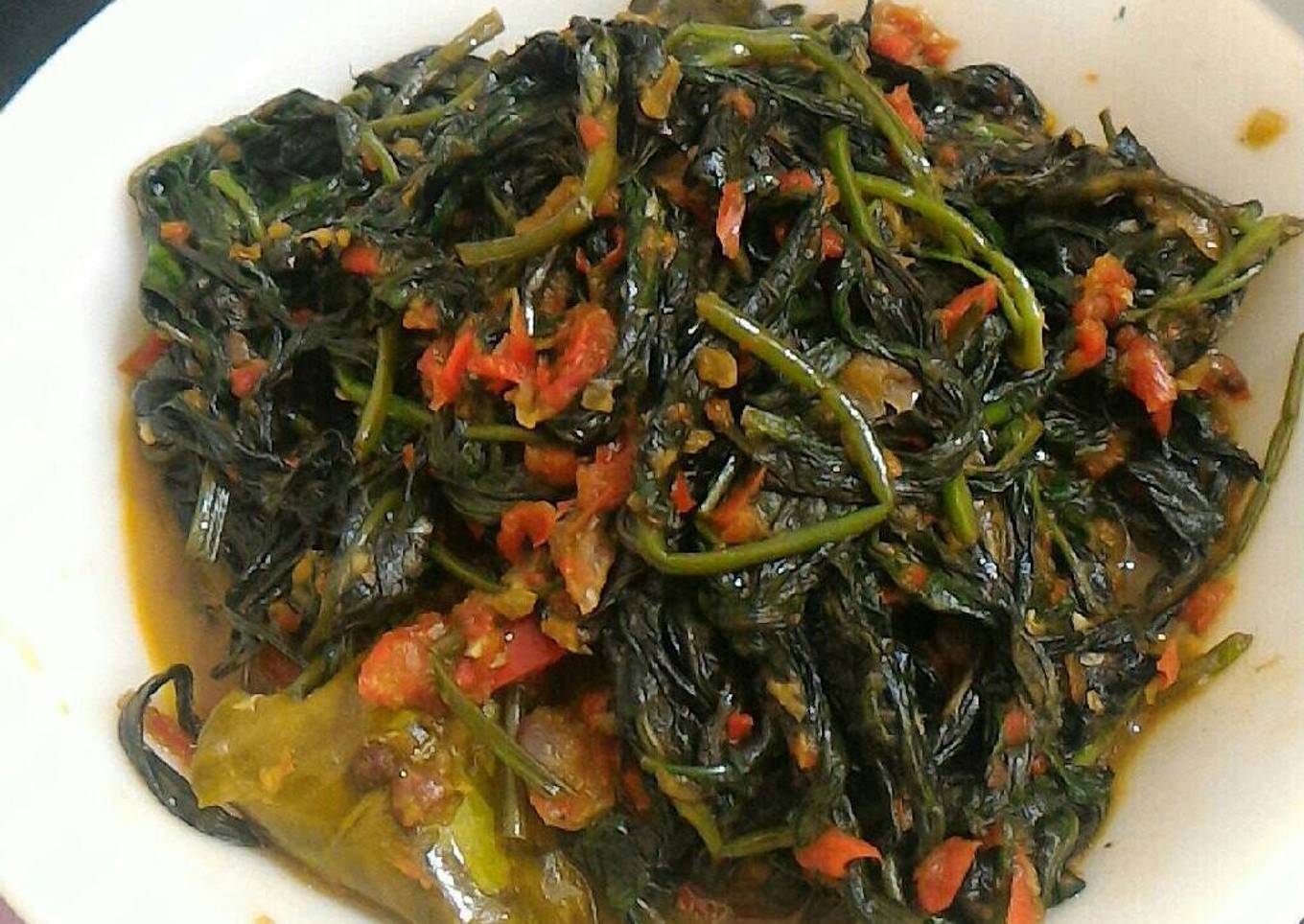 Sambal Kangkung (vegan)
