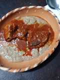 Costilla al guajillo y pulque mamá Chole. Jalisco