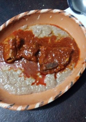 Una foto de Costilla al guajillo y pulque mamá Chole. Jalisco