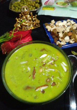 मटर की खीर (Matar ki kheer recipe in hindi) रेसिपी मुख्य फोटो