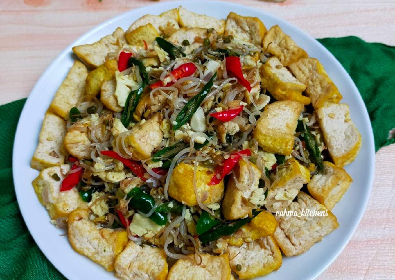 Tumis 3T_Taoge Tahu Telur