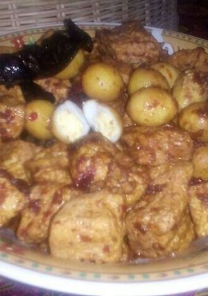 Foto resep Semur tahu telur puyuh