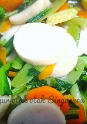 Foto resep Cah sayur otak Singapura