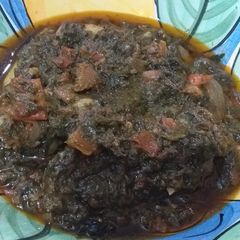 A picture of Palak sabzi.