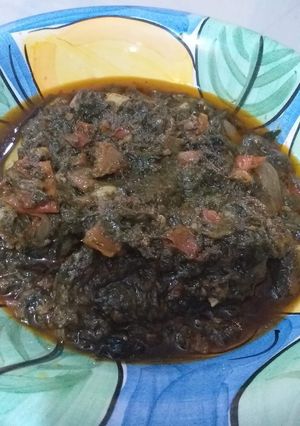 A picture of Palak sabzi.
